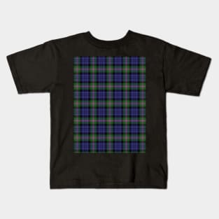 Baird Modern Plaid Tartan Scottish Kids T-Shirt